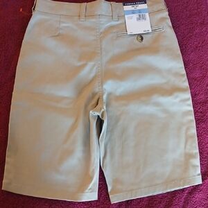 French Toast Tan Flat Front Shorts